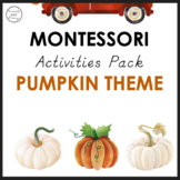 Fall Montessori Activities Pack - Pumpkin Life Cycle & More