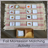 Fall Montessori Matching Activity