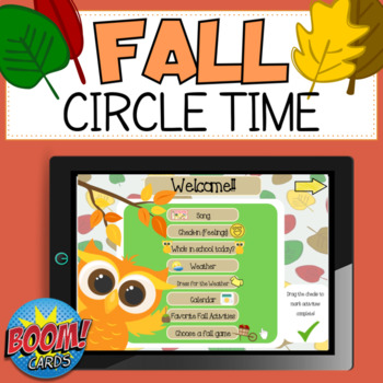 Preview of Fall Morning Meeting / Circle Time for Pre-K
