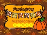 Fall Multiplication BINGO game 2-10