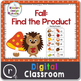 Fall Multiplication Find the Product Math Activities Googl