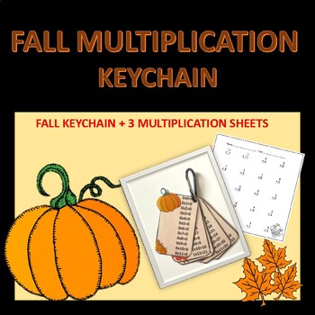 Preview of Fall Multiplication Keychain