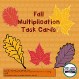 Fall Multiplication Task Cards