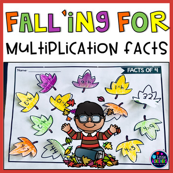 Preview of Fall Multiplication Worksheets for 3rd Grade | Fall Math Activities