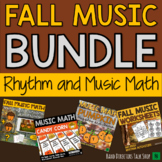 Fall Music Activities BUNDLE- Rhythm Games & Fall Music Games