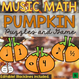 Fall Music Activities - Pumpkin Thanksgiving Music Activit