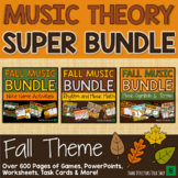 Fall Music Activities SUPER BUNDLE