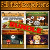 Fall Music Escape Room Bundle (Variety of Music Assessments)