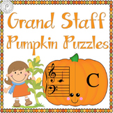 Fall Music Game: Pumpkin Grand Staff