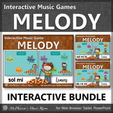 Solfege | Fall Music | Interactive Melody Games  {Leaves Bundle}