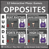 Fall Music Opposites Interactive Music Games Bundle {Dracu