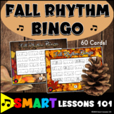 Fall Music Rhythm Bingo: Fall Music Activity: Fall Music Game