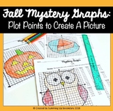 Fall Mystery Graphs - Plot Points on the Coordinate Plane 
