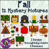 Fall Mystery Pictures | Recognizing Colors and Numbers