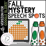 Fall Mystery Speech Spots Articulation Activity with Googl