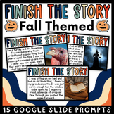 Fall Narrative Writing Activity | Finish the Story Writing