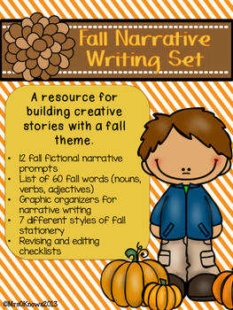 Preview of Fall Narrative Writing Set