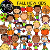Fall New Kid Clipart {Fall Clipart}