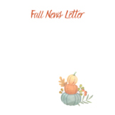 Fall News Letter Editable PDF Freebie