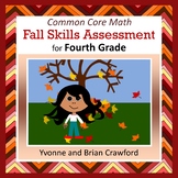 Fall No Prep Math Assessment | Fourth Grade | Math Spiral Review
