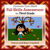 Fall No Prep Math Assessment | Third Grade | Math Spiral Review