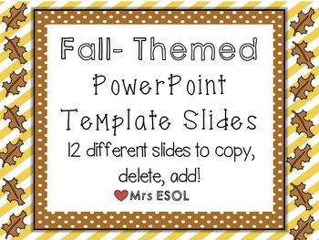 Preview of Fall / November PowerPoint Template