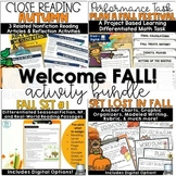 Fall November Reading Comprehension Passages Writing Promp