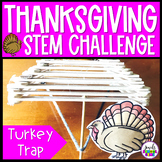 Fall November Thanksgiving STEM Activities | Turkey Trap S