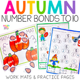 Fall Number Bonds | Fall Addition Worksheets | Math Centers
