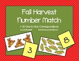 Fall Number Match 1-to-1 Correspondence 1-20 #fssparklers23