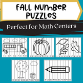 Fall Number Puzzles Differentiated