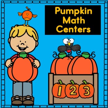 Preview of Fall Number Sense Centers | Math Task Cards for Kindergarten and Preschool