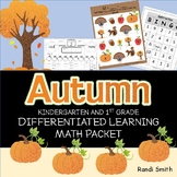 Fall Number Sense Packet for K and 1st Grade