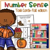 Fall Number Sense Task Cards | Counting
