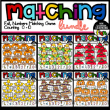 Fall, Numbers Matching Game | Counting Flashcard 0-10 | Te