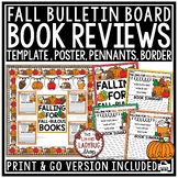 Fall October Book Review Report Bulletin Board Idea Fall C