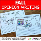 Fall Opinion Writing Prompts