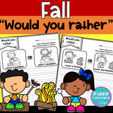 Fall Opinion Writing Prompts First or Second Grade
