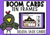 Fall Owls and Flowers Counting To 10 Ten Frame Boom Cards™