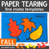 Fall Paper Tearing Fine Motor Activity – Tear Art – Torn P