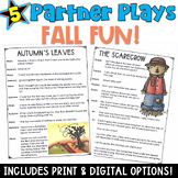 Fall Reading Activity: 5 Partner Play Scripts with Compreh