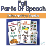 Fall Parts Of Speech Interactive Books - Adapted Books for