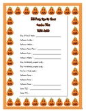 Fall Party Sign Up Page (Editable)