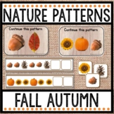 Fall Pattern / Autumn Pattern / Nature Cards / Reggio