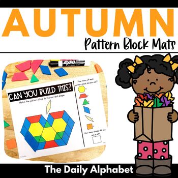 Preview of Fall Pattern Block Mat Activities
