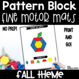 Fall Pattern Blocks | Fall Fine Motor Activities