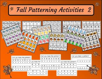 Preview of Fall Patterning Activities 2