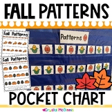 Fall Patterns Pocket Chart Math Center | 10 Picture Card S