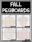 Fall Pegboard Seasonal Themed Task Card Work It Build It M