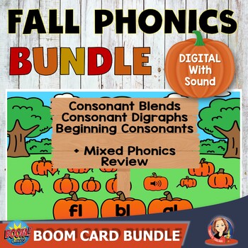 Preview of Fall Phonics Activities Digital Bundle Distance Learning